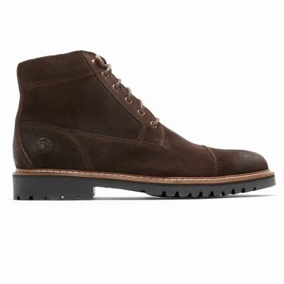 Rockport Marshall Rugged Inside Rits Stiefel Herren Braun BKU-862937